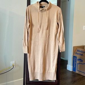Given to Charity- Banana Republic Sweater Dress - Tan
